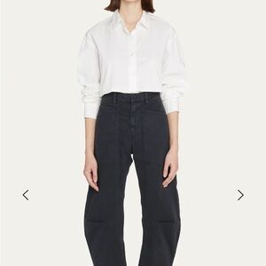 Nili Lotan Shon pant in carbon 2
